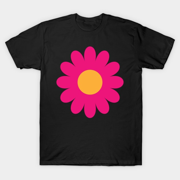 Pink Daisy Flower T-Shirt by McNutt